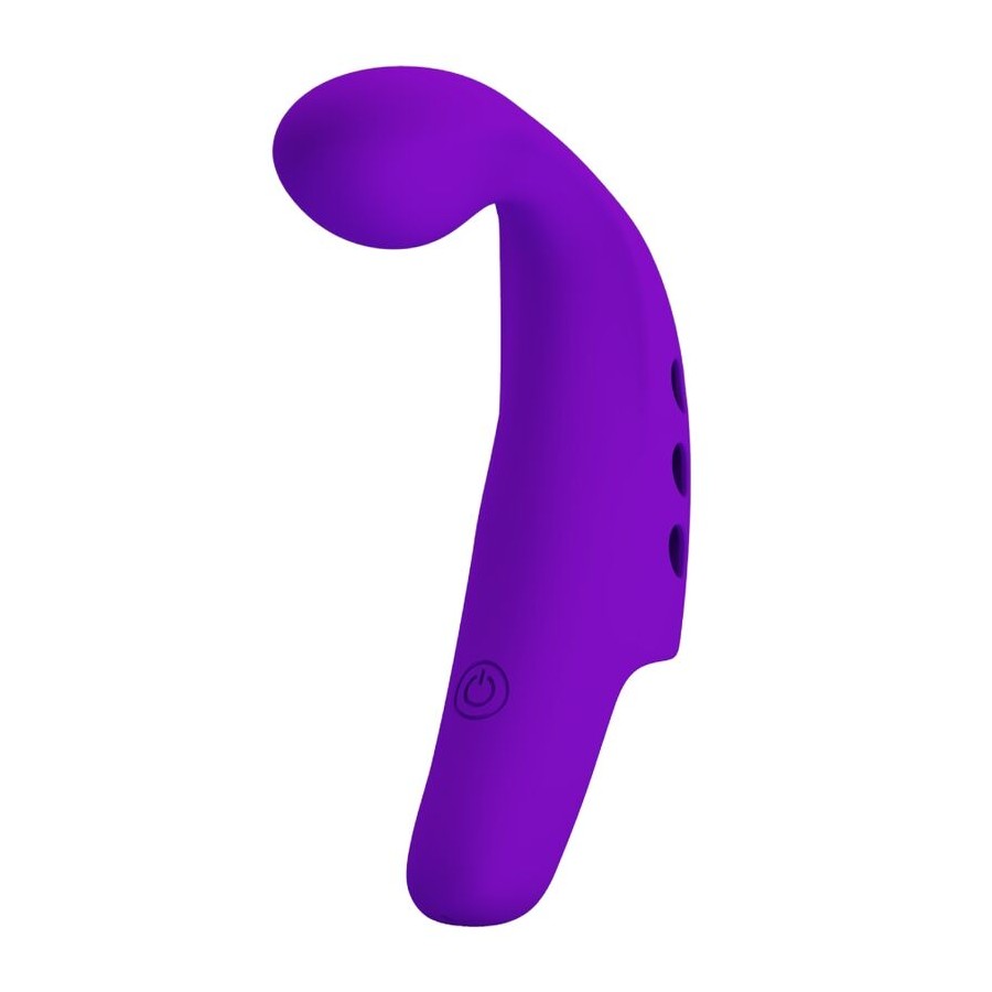 PRETTY LOVE - VIBRATEUR  DOIGT RECHARGEABLE GORGON VIOLET